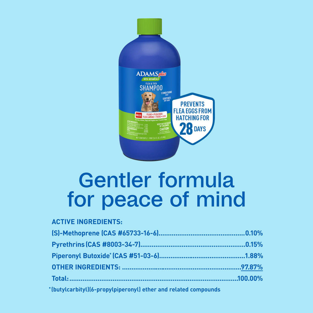 Flea & Tick Shampoo for Dogs 24 Ounces Q9898