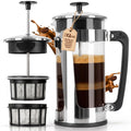 32oz Stainless Steel French Press Coffee Maker J978