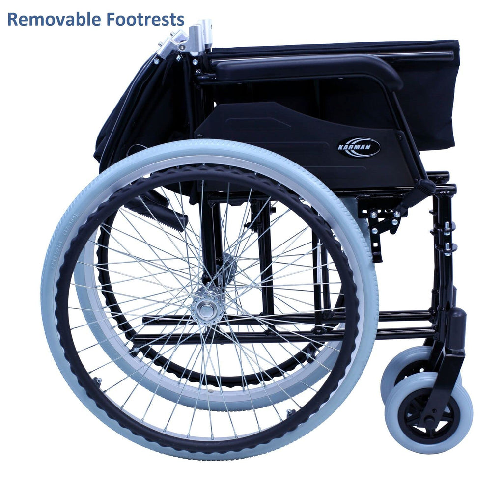 Black Ultra Lightweight Wheelchair Q779