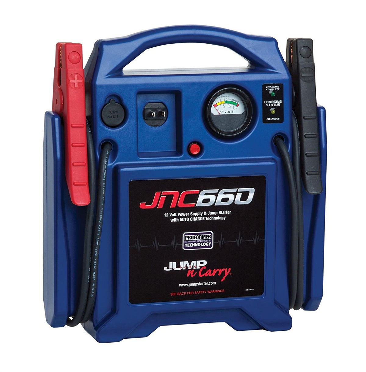 1000-Pound Air and Hydraulic Telescopic Transmission Jack and 1700 Peak Amp 12 Volt Jump Starter V846