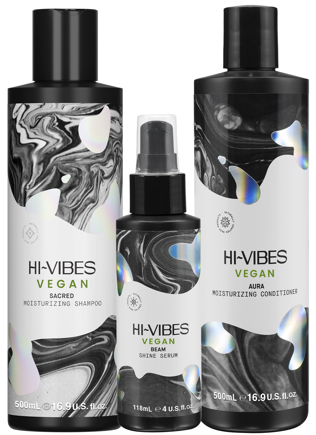 Vegan Argan Oil Shampoo Conditioner and Serum Set A345448