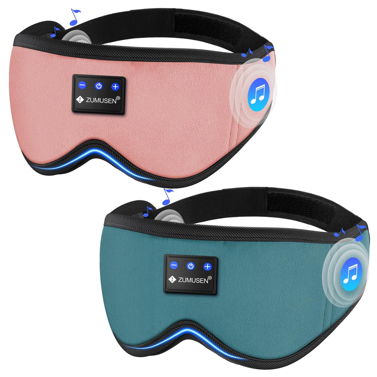 Bluetooth Sleep Headphones 3D Wireless Music Eye Mask F645699