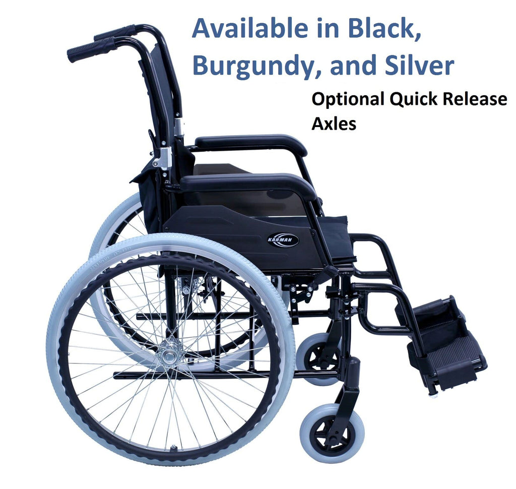 Black Ultra Lightweight Wheelchair Q779