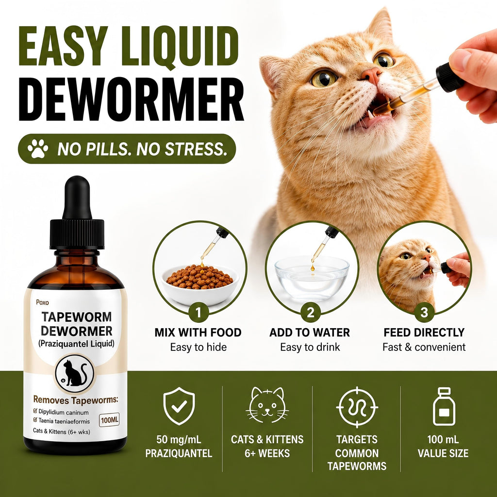 Cat Tapeworm Dewormer Liquid 100 mL J175