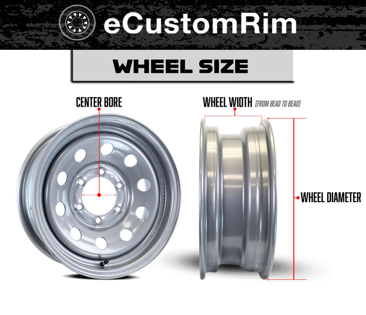 2-Pack Trailer Tire Rim Assembly 4.80-12 White 4 Lug N342