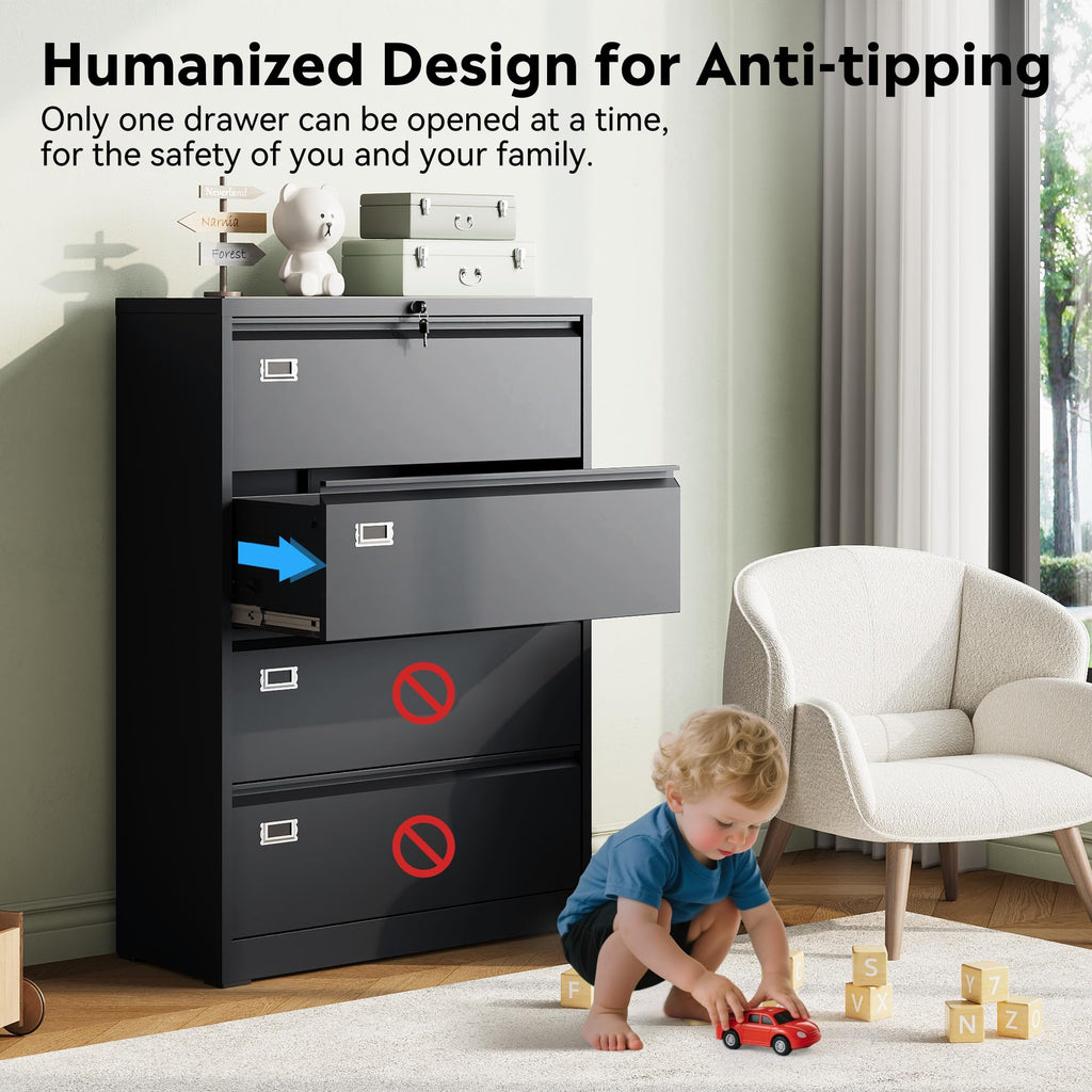 4 Drawer File Cabinet F227