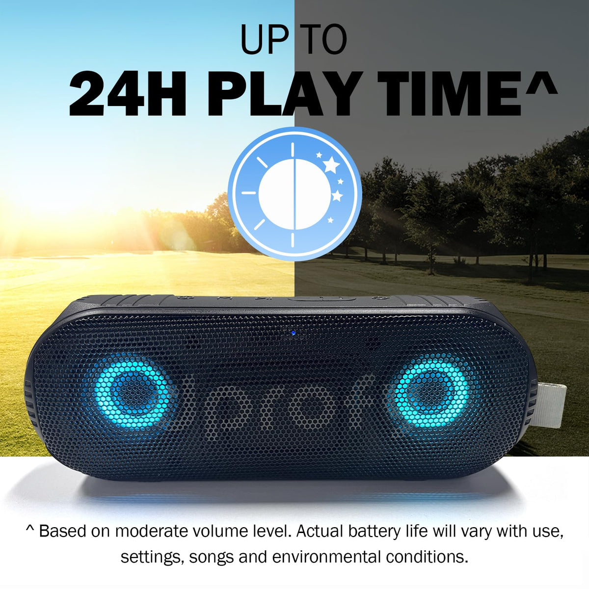 Magnetic Bluetooth Golf Speaker with Light A4256