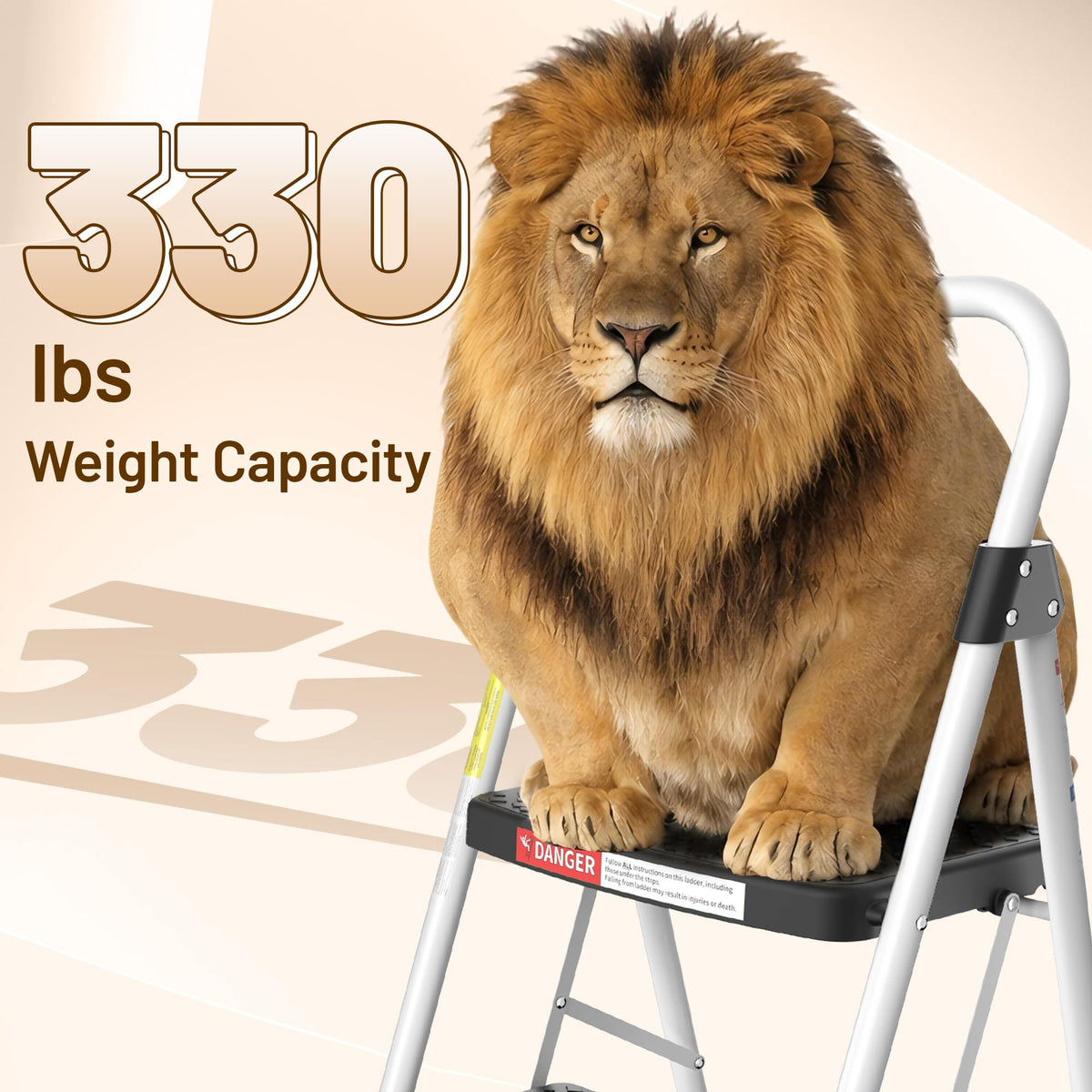 2 Step Ladder with Anti-Slip Pedal T2970