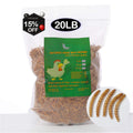 20 LBS Non-GMO Dried Mealworms E335