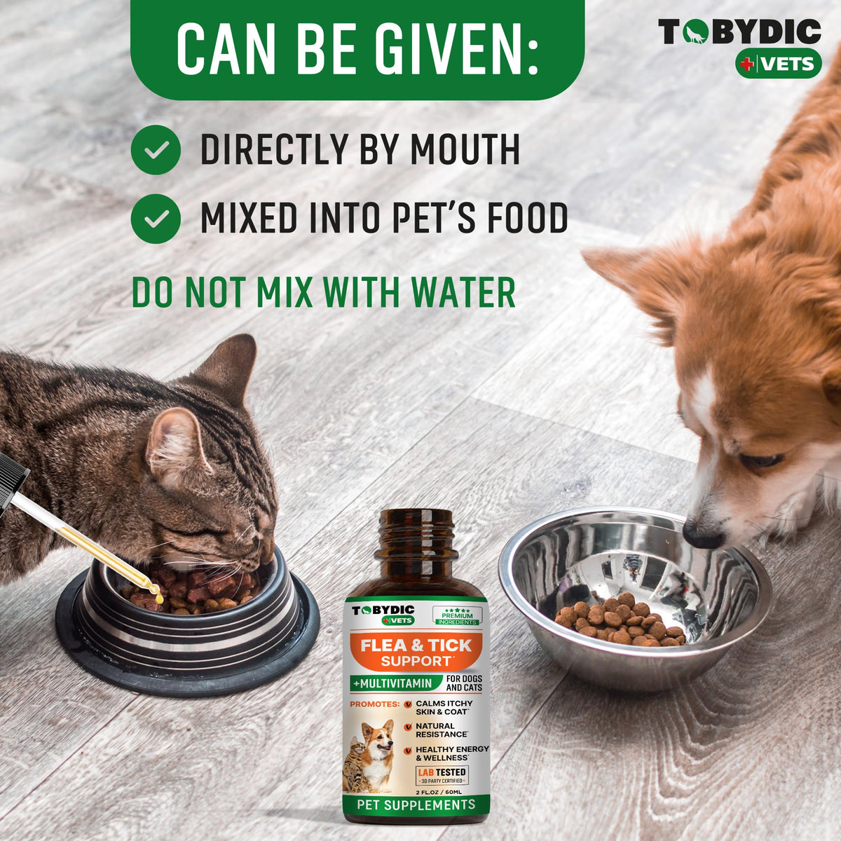 Oral Flea and Tick Prevention Supplement for Dogs and Cats W61028