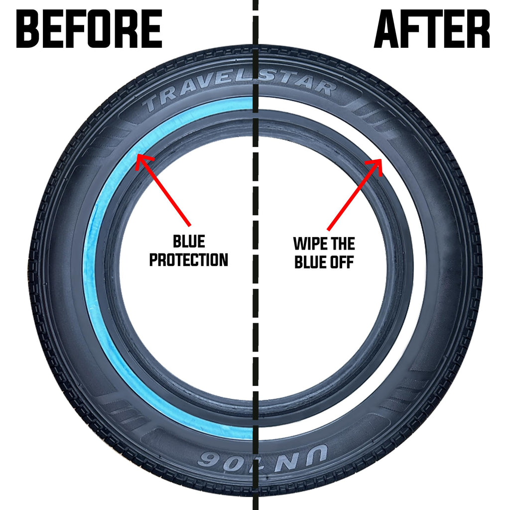Set of 4 White Wall Radial Tire M31445