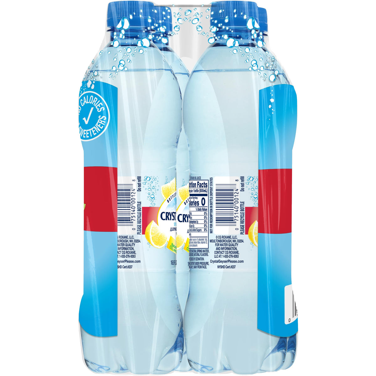 Sparkling Alpine Spring Water Lemon 6-Pack 16.9oz Bottles R983991