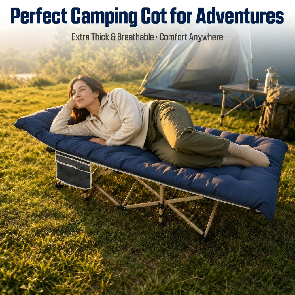 Camping Cot with Mattress T371