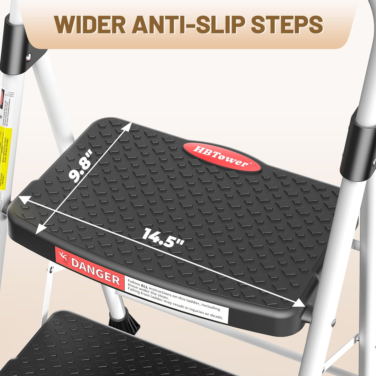 2 Step Ladder with Anti-Slip Pedal T2970