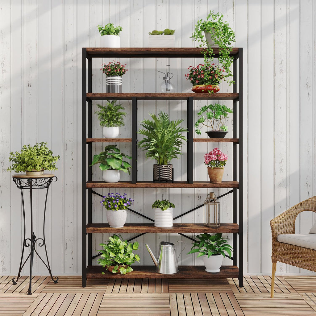 6 Tier Industrial Bookshelf J619909