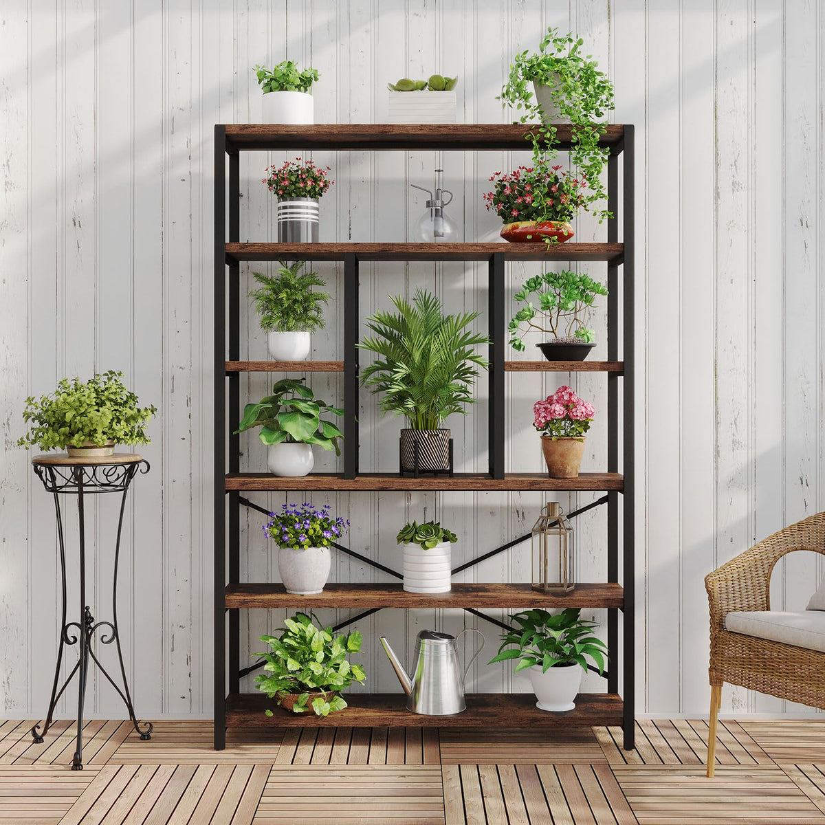 6 Tier Industrial Bookshelf J619909