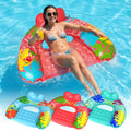 3 Pack Inflatable Pool Float Chairs with Cup Holder A85844