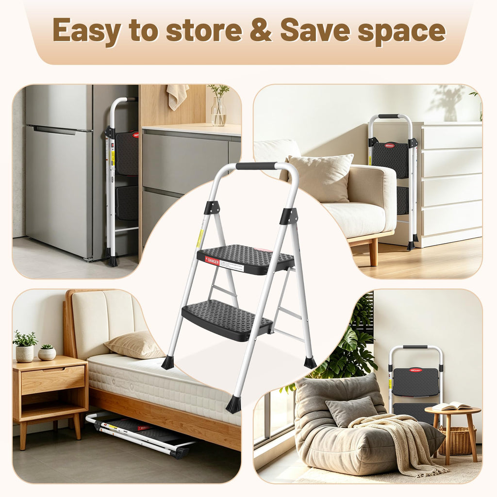 2 Step Ladder with Anti-Slip Pedal T2970