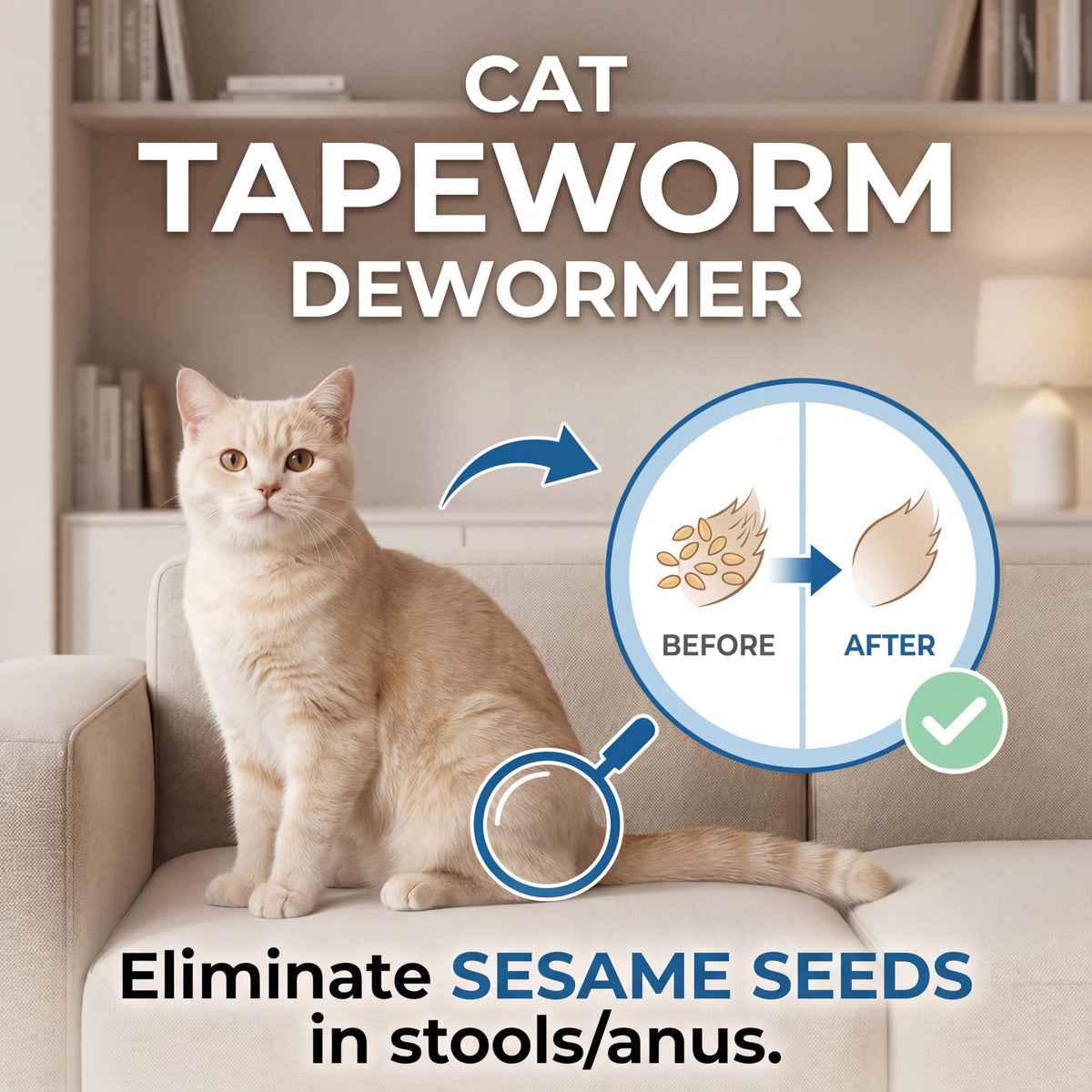 Cat Tapeworm Dewormer Liquid 100 mL J175