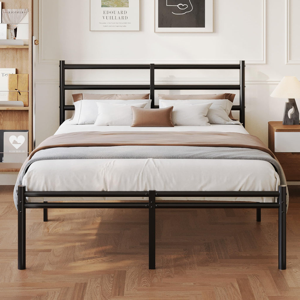 Full Size Bed Frame with Headboard and Footboard S12275