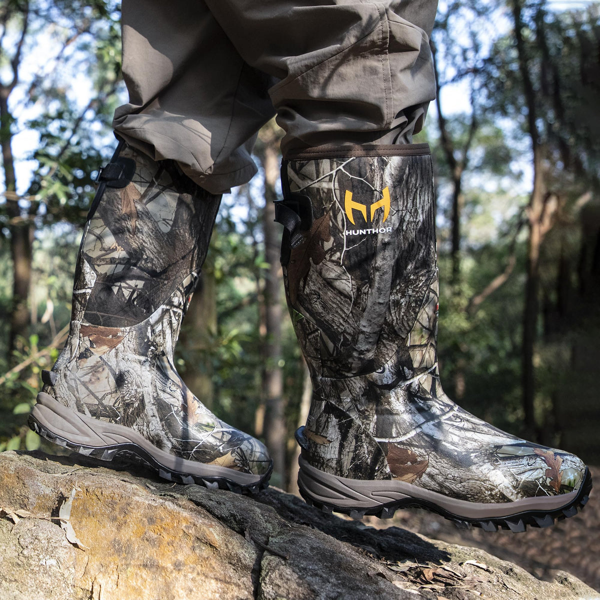 Waterproof Insulated Rubber Hunting Boots X67015