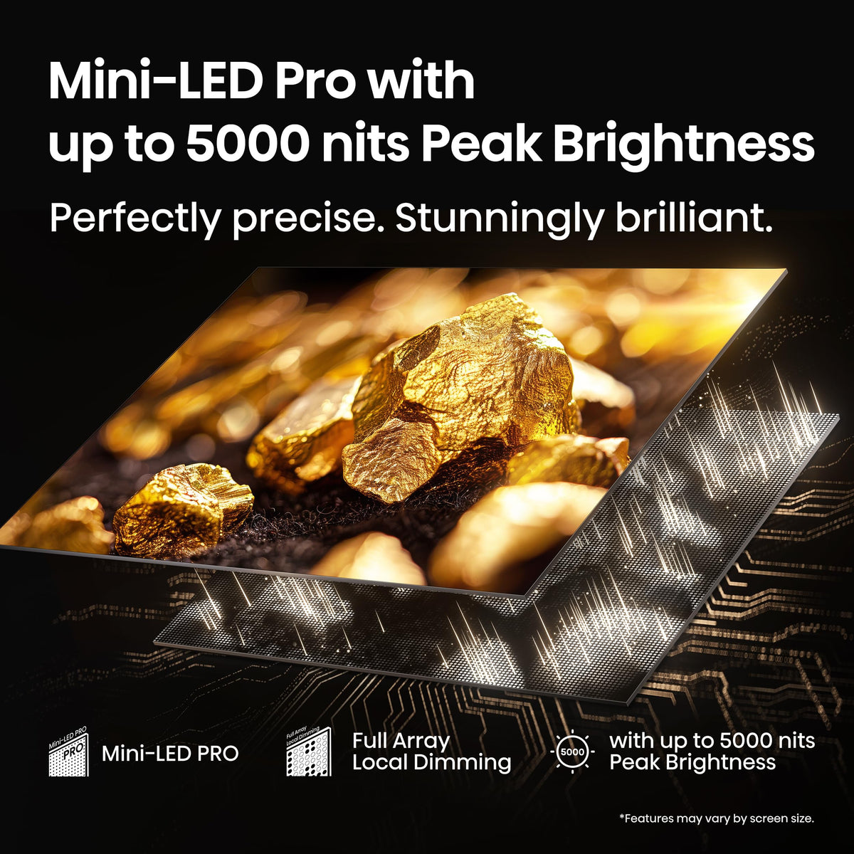 55" Mini-LED 4K UHD Smart Google TV W6458